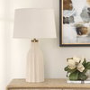 Maddox Textured Off White Table Lamp, by Uttermost, 17" width x 28.5" height x 17" depth thumbnail 3