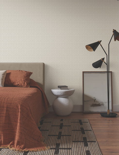 Martigue Stripe Beige Wallpaper
