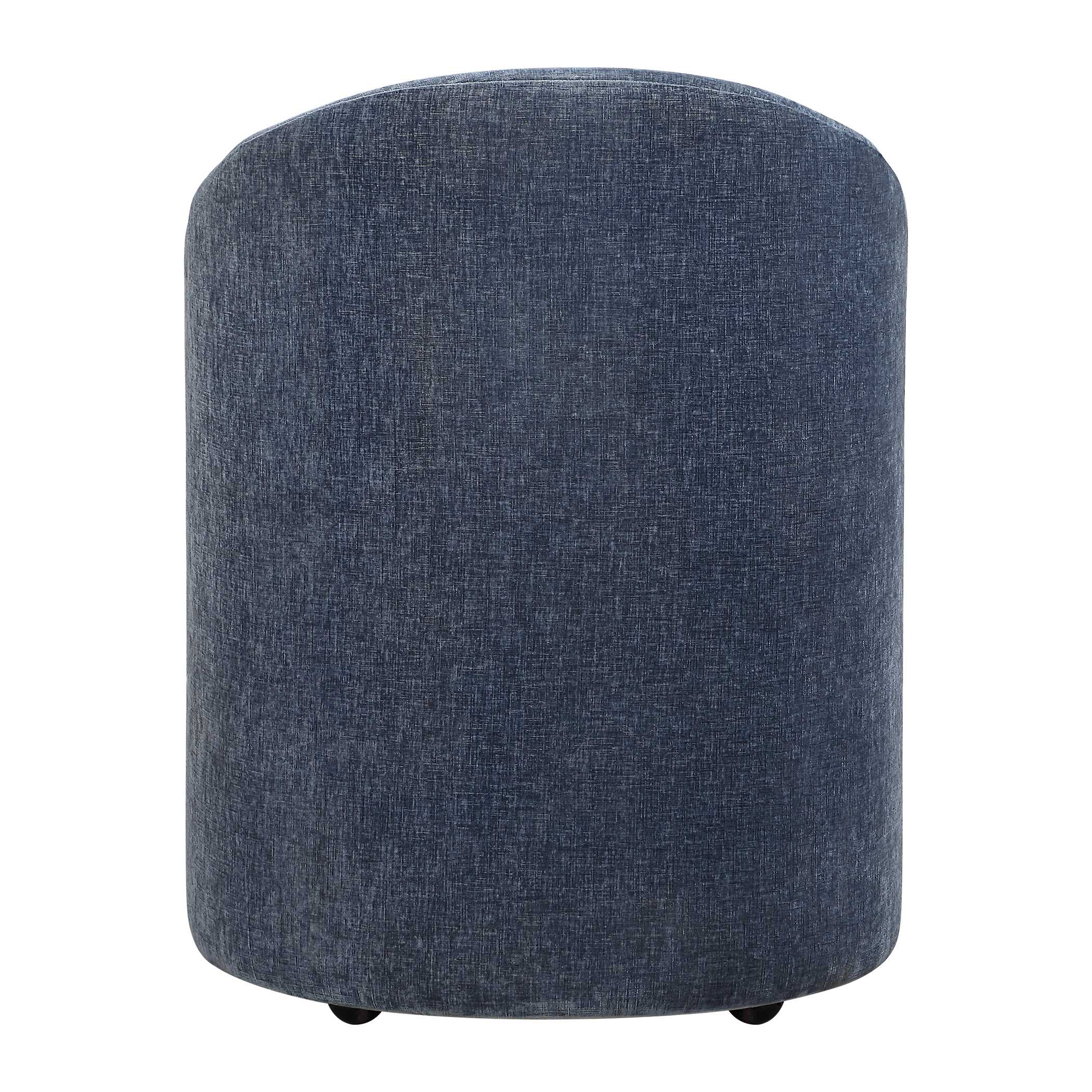 Harbor Blue Dining Chair, Furniture by Uttermost, 24.5" width x 31.5" height x 26" depth View 6