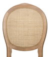 Oval Cane Back S/Chair  Drftwd Charcoal, by Sarreid, 2' length x 1'9" width x 3'5" height thumbnail 3