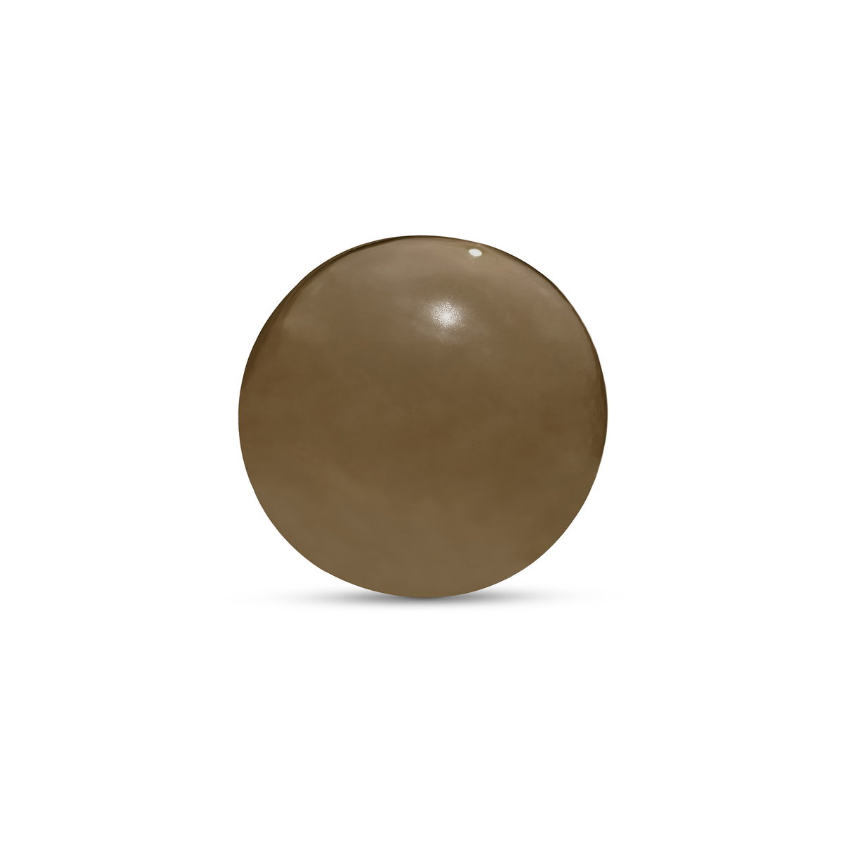 Bonn Cast Glass Decorative Object Light Smoky Brown, by Moe's Home, 4" width x 4" height x 4" depth View 2
