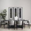 Tarro 84'L x 42'W Rectangular Dining Table | Black Wood | Seats 8, by Mercana, 84" length x 42" width x 30" height thumbnail 2