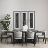 Tarro 84'L x 42'W Rectangular Dining Table | Black Wood | Seats 8, by Mercana, 84" length x 42" width x 30" height thumbnail 2