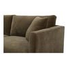 Bryn Sectional Left Heritage Cedar Green, Sectional Sofa by Moe's Home, 115.5" width x 31.5" height x 70.5" depth thumbnail 5