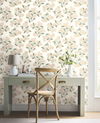 Hydrangea Beige & Pink Wallpaper thumbnail 1