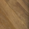 Marquisa 42' Round Medium Brown Wood with Black Metal Large Coffee Table, by Mercana, 42" length x 42" width x 19" height thumbnail 2