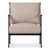 Vecchia Accent Chair Beige, by Moe's Home, 25.5" width x 32.65" height x 34.25" depth thumbnail 1