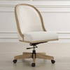 Lithe Light Oak Desk Chair, Accent Chair by Uttermost, 22.5" width x 37.5" height x 26.5" depth thumbnail 4