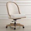 Lithe Light Oak Desk Chair, Accent Chair by Uttermost, 22.5" width x 37.5" height x 26.5" depth thumbnail 4