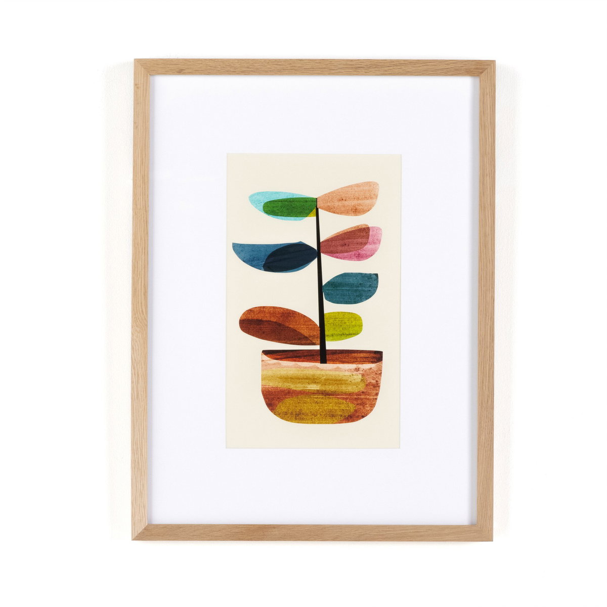 Pot Plant II by Dan Hobday, Painting by Four Hands, 18" width x 24" height x 1.5" depth View 1