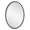 Sherise Bronze Oval Mirror thumbnail 0