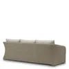 Outdoor Sofa Bryson Faux Woven Rattan Viola Sand thumbnail 1