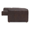Form Signature Modular Sectional Espresso Brown Leather, Sectional Sofa by Moe's Home, 112" width x 26" height x 71.5" depth thumbnail 3