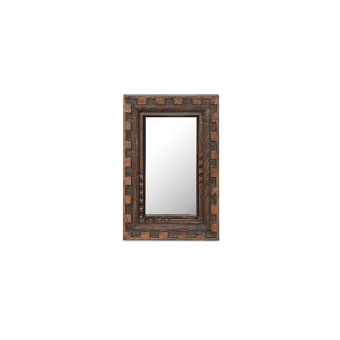 Holland Mirror Small Brown