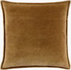Cotton Velvet Accent Pillow, Decorative Pillow by Surya, 22" length x 22" width thumbnail