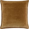 Cotton Velvet Accent Pillow Down, Decorative Pillow by Surya, 22" length x 22" width thumbnail