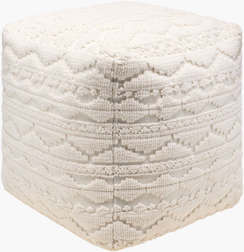 Matthew Pouf, Ottoman by Surya, 18" width x 18" height