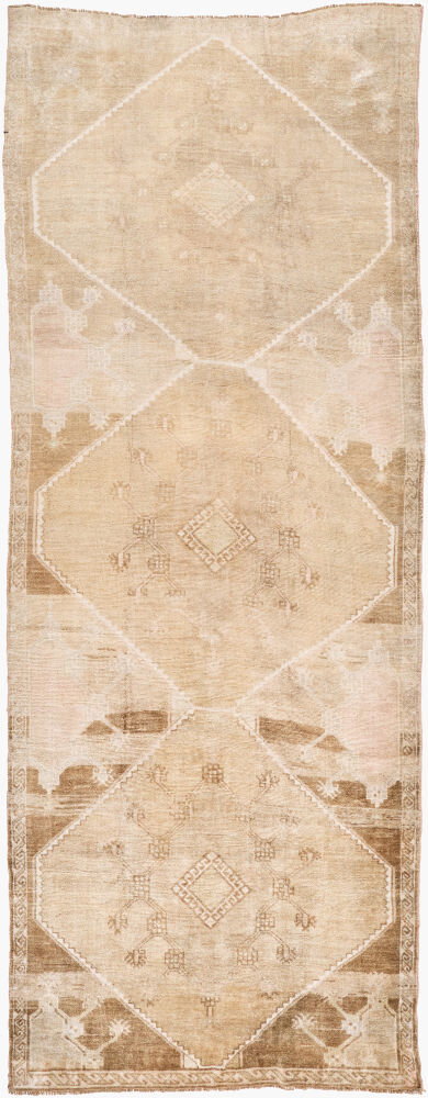 Antique One of a Kind Handmade Rug, by Surya, 11'9.73" length x 4'4.36" width