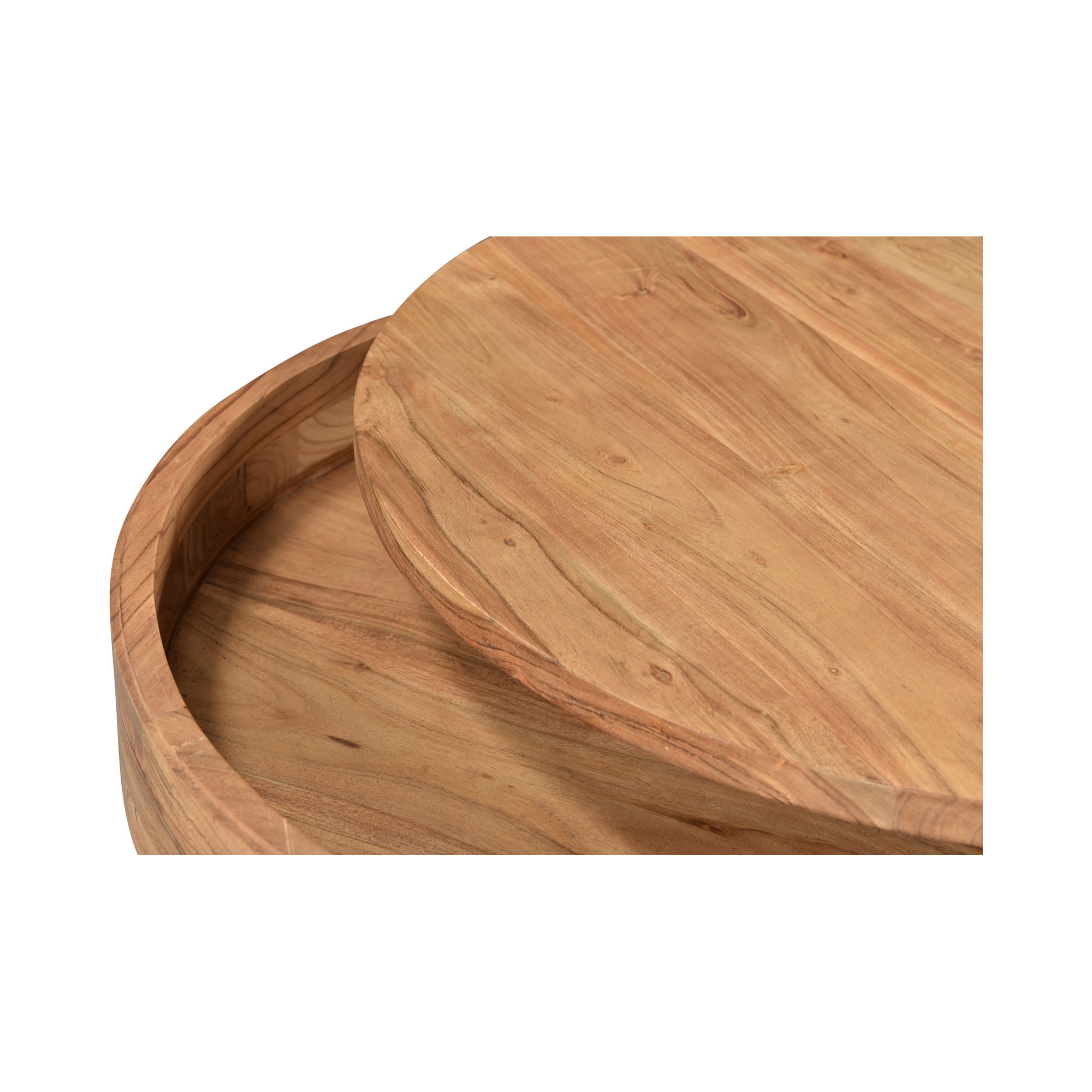 Privado Storage Coffee Table Natural, by Moe's Home, 31" width x 16" height x 31" depth View 4