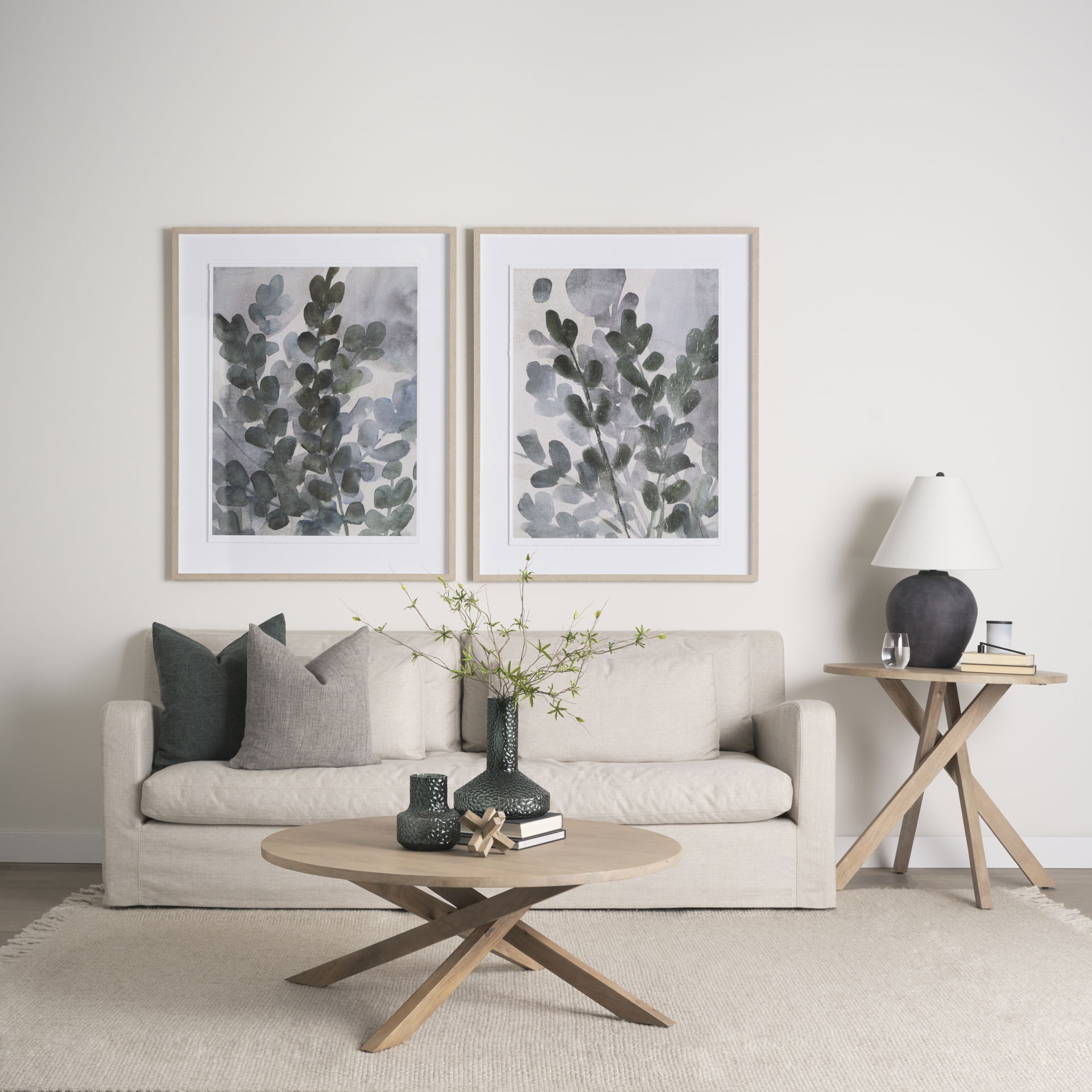 Solana Light Brown Wood Coffee Table large image 