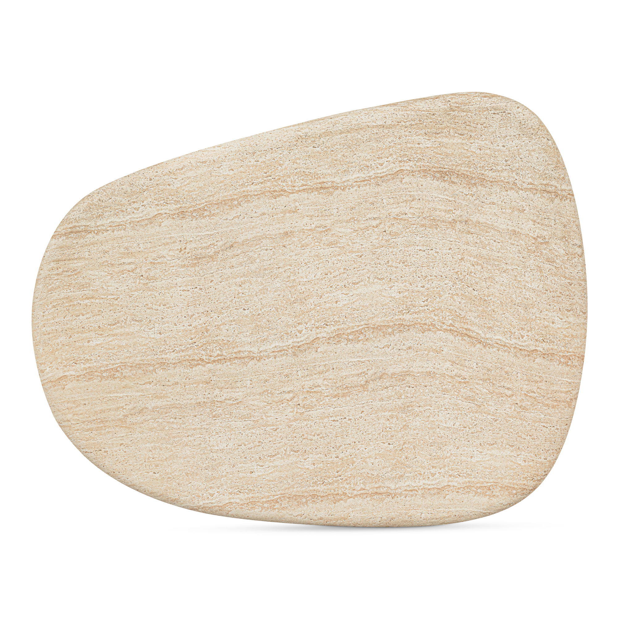 Warby Outdoor Coffee Table Beige, Outdoor Table by Moe's Home, 4'7" width x 1'4" height x 3'6" depth View 5