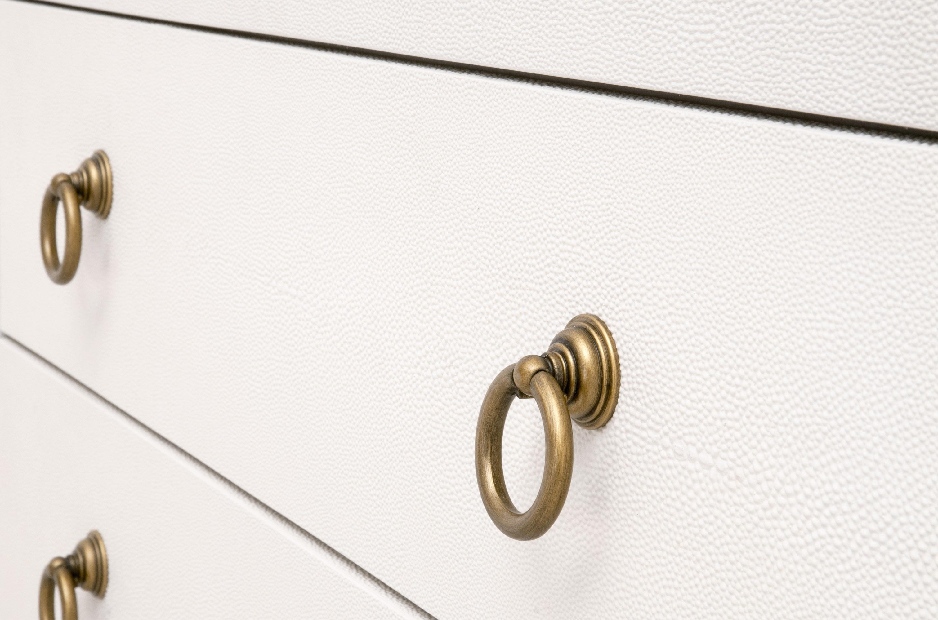 Strand Shagreen 3-Drawer Nightstand, by Essentials for Living, 35" width x 30" height x 19" depth View 7