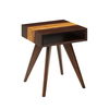 Azara Tiger End Table, Sable, Living Room by Greenington, 19" length x 19" width x 24.25" height thumbnail 1