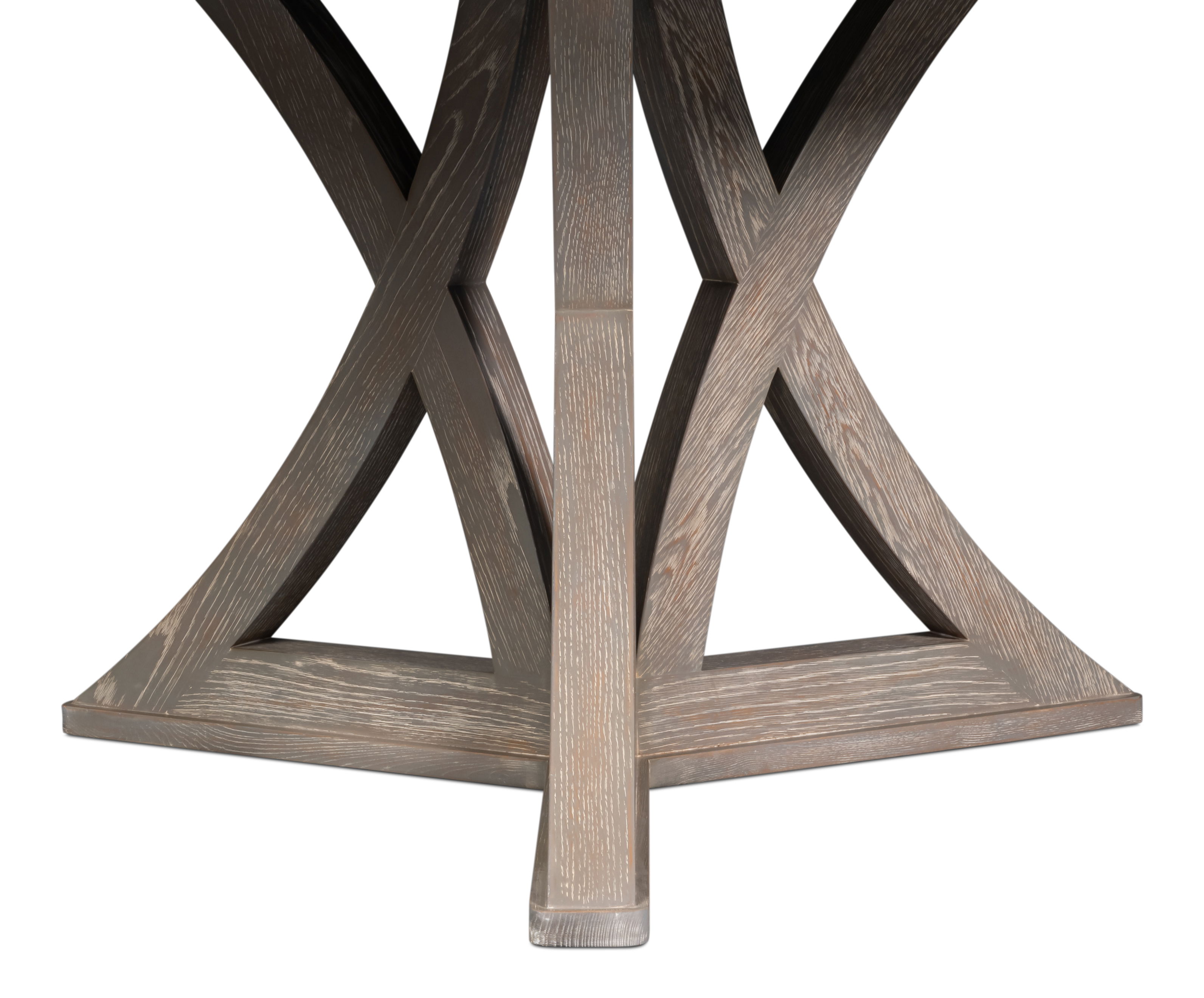 Casual Jupe Dining Table,Moonskin,Me, by Sarreid, 55" length x 55" width x 30" height View 6