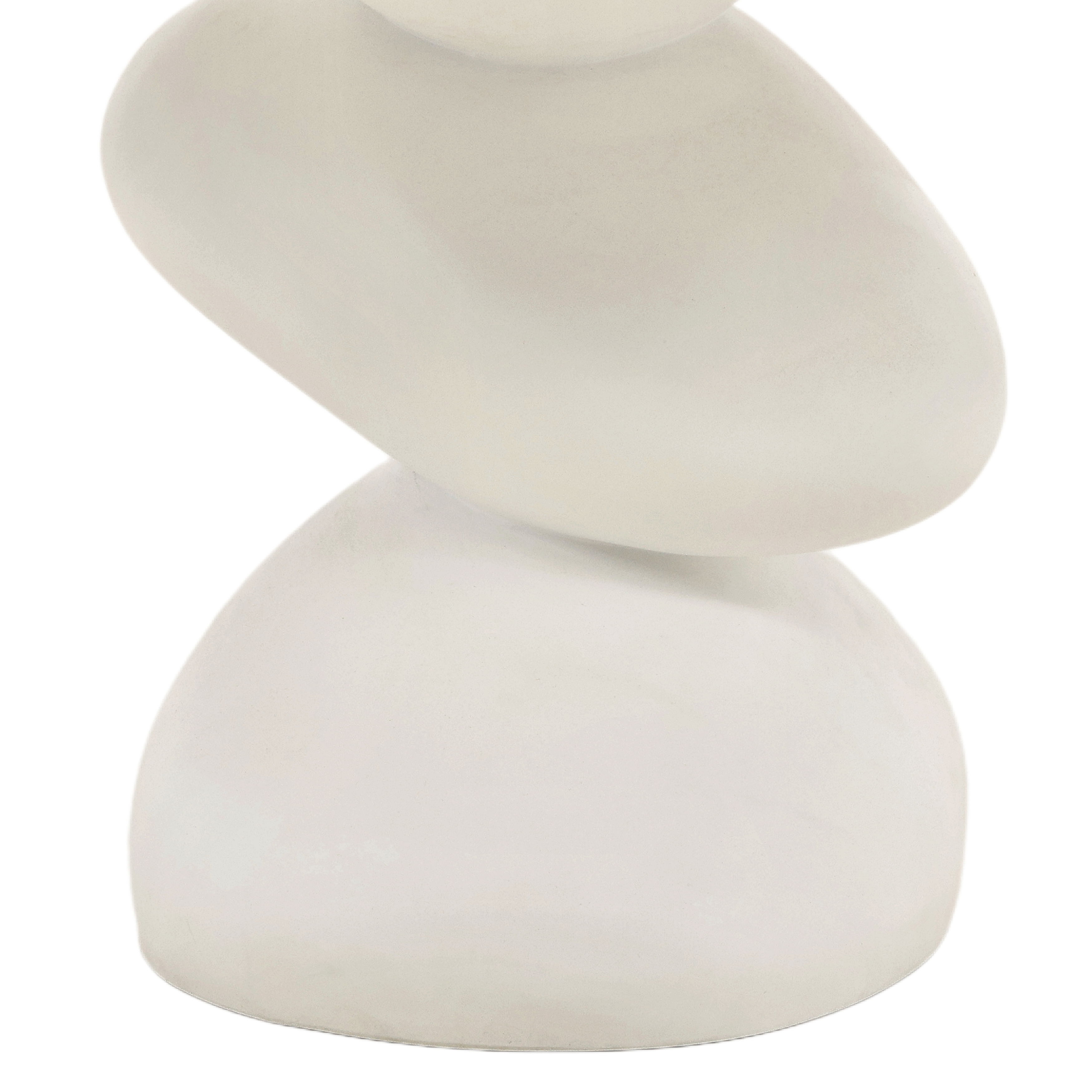 Serenade Dining Table White, by Dovetail, 49" width x 29.5" height x 49" diameter x 49" depth View 3