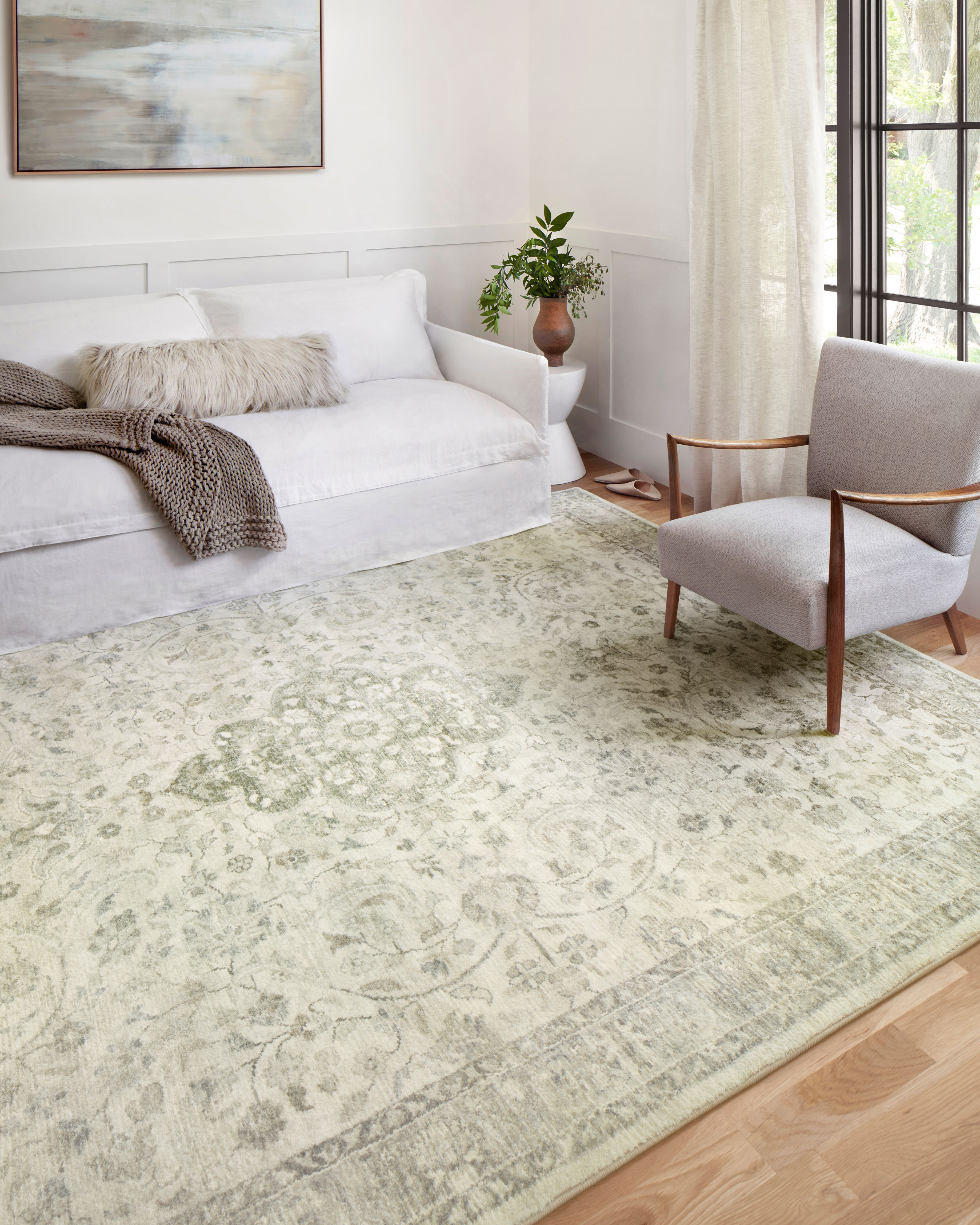 Loloi II Rosette Rug large image 