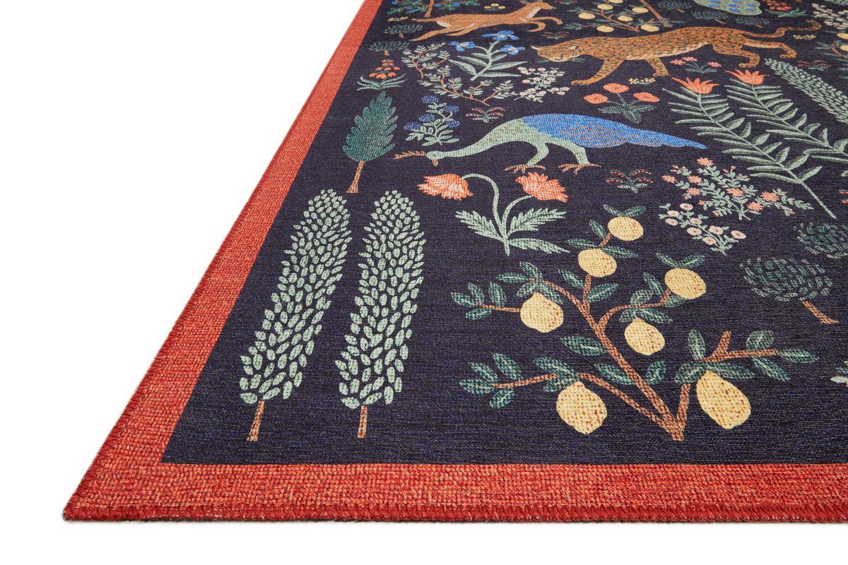 Rifle Paper Co. x Loloi Menagerie Rug, 2'3" length x 3'9" width View 3