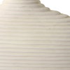 Duostacked Matte White Vases Set/2, by Uttermost, 10.5" width x 18" height x 4" depth thumbnail 3