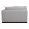 Rue Right Arm Facing Chair Off White, Sectional Sofa by Moe's Home, 47.6" width x 23.6" height x 41" depth thumbnail 4