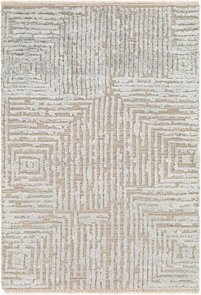 Lora Handmade Rug, by Surya, 3' length x 2' width