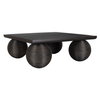 Kasson Sphere Leg Coffee Table, by Uttermost, 44" width x 17" height x 44" depth thumbnail 5