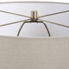 Maliyah Linen Table Lamp, by Uttermost, 18" width x 29" height x 18" depth thumbnail 5