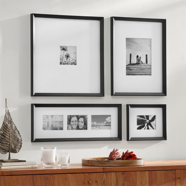 Online Designer Living Room Icon Black Frame Gallery, Set of 4