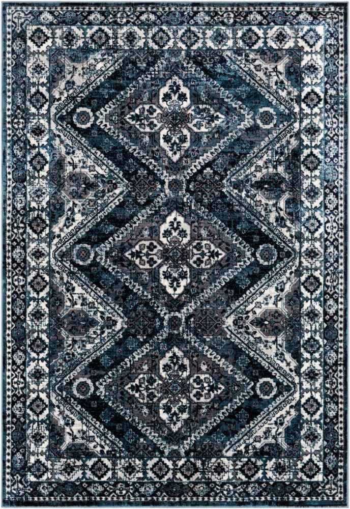 Wanderlust Machine Woven Rug, by Surya, 7'2.61" length x 5'2.99" width