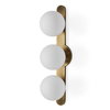 Droplet Mid-Century 3 Light Sconce, Pendant by Uttermost, 5" width x 22" height x 7.25" depth thumbnail 3