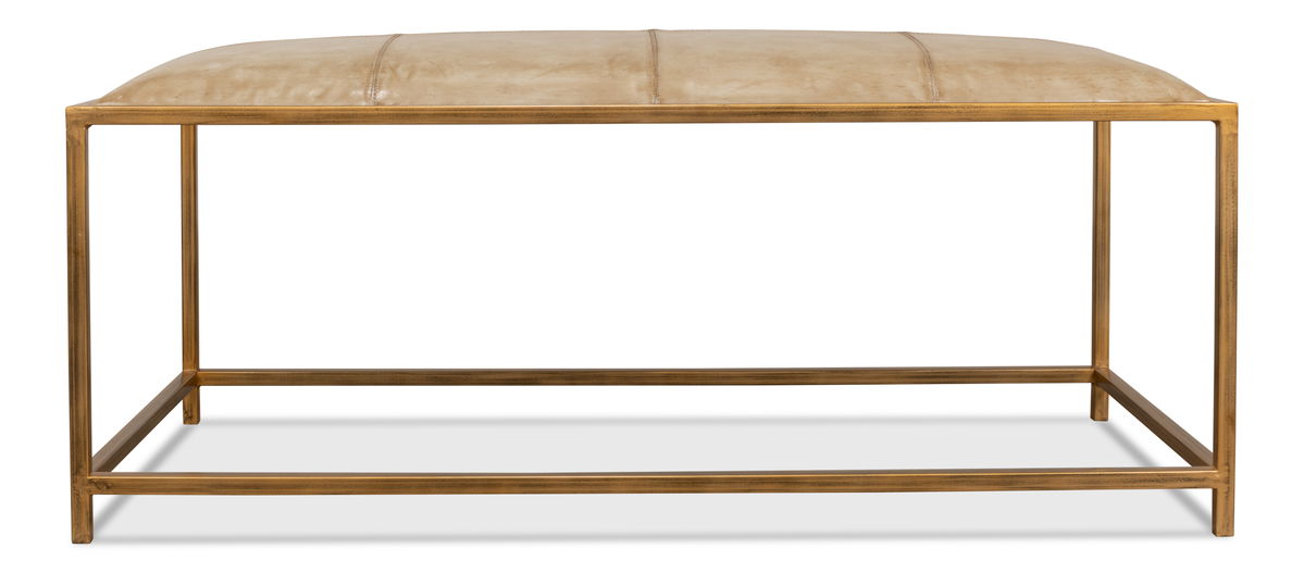 Montvale Coffee Table/Bench, by Sarreid, 2' length x 4' width x 1'6" height View 3