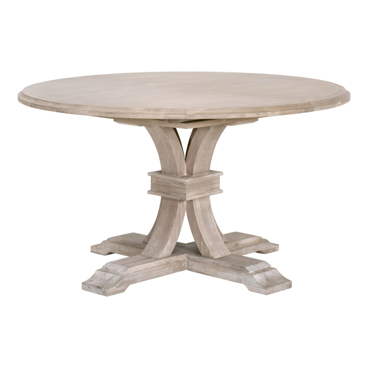 Devon 54' Round Extension Dining Table, by Essentials for Living, 54" width x 30" height x 54" depth View 7