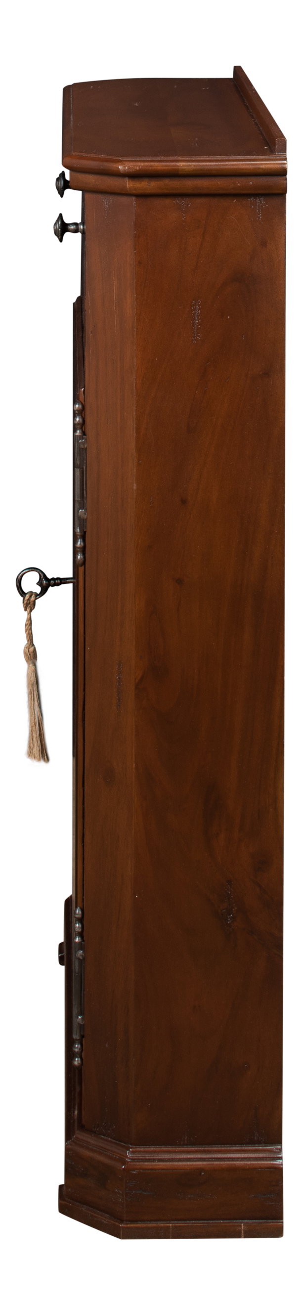 Dante Hall Cabinet  Walnut, by Sarreid, 7" length x 2'2" width x 2'11" height View 4