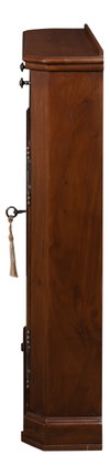 Dante Hall Cabinet  Walnut, by Sarreid, 7" length x 2'2" width x 2'11" height thumbnail 4