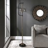 Elieser Industrial Floor Lamp, by Uttermost, 13.5" width x 68.5" height x 11.75" depth thumbnail 5