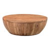 Eske Coffee Table Natural, by Moe's Home, 35.5" width x 12" height x 35.5" depth thumbnail 1