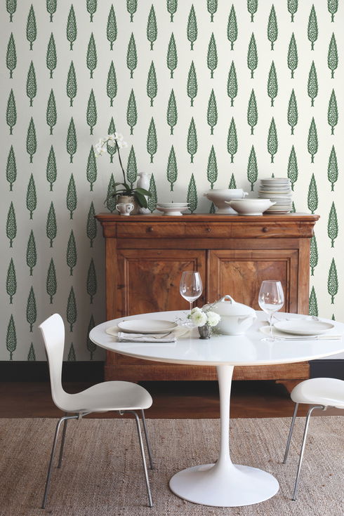 Juniper Tree Green Wallpaper