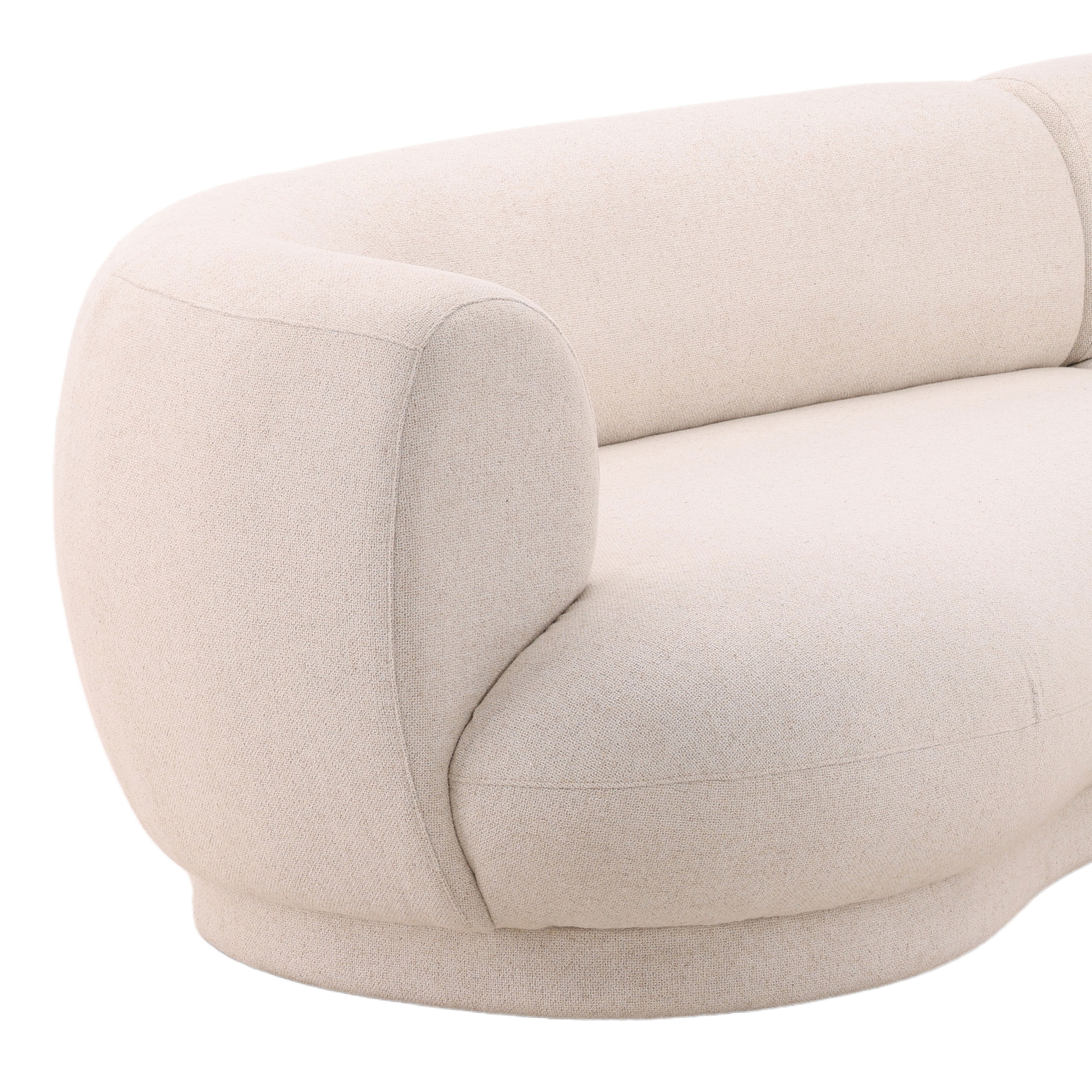 Lake Chaise Sectional Cream C0 large image 