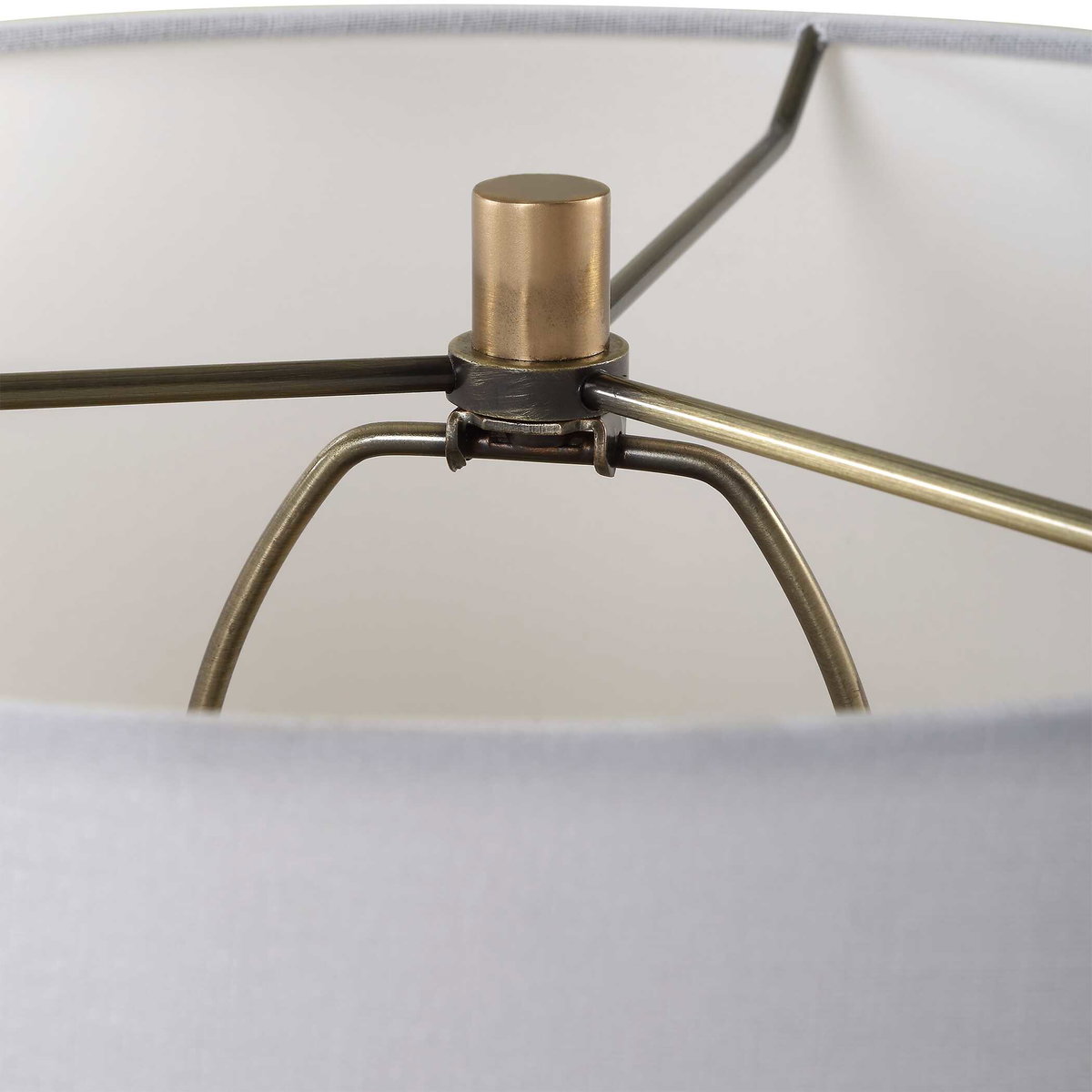 Chianti Olive Glass Table Lamp, by Uttermost, 16" width x 27.5" height x 16" depth View 7
