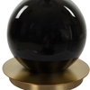 Brielle Polished Black Table Lamp, by Uttermost, 1'4" width x 2'11" height x 1'4" depth thumbnail 8