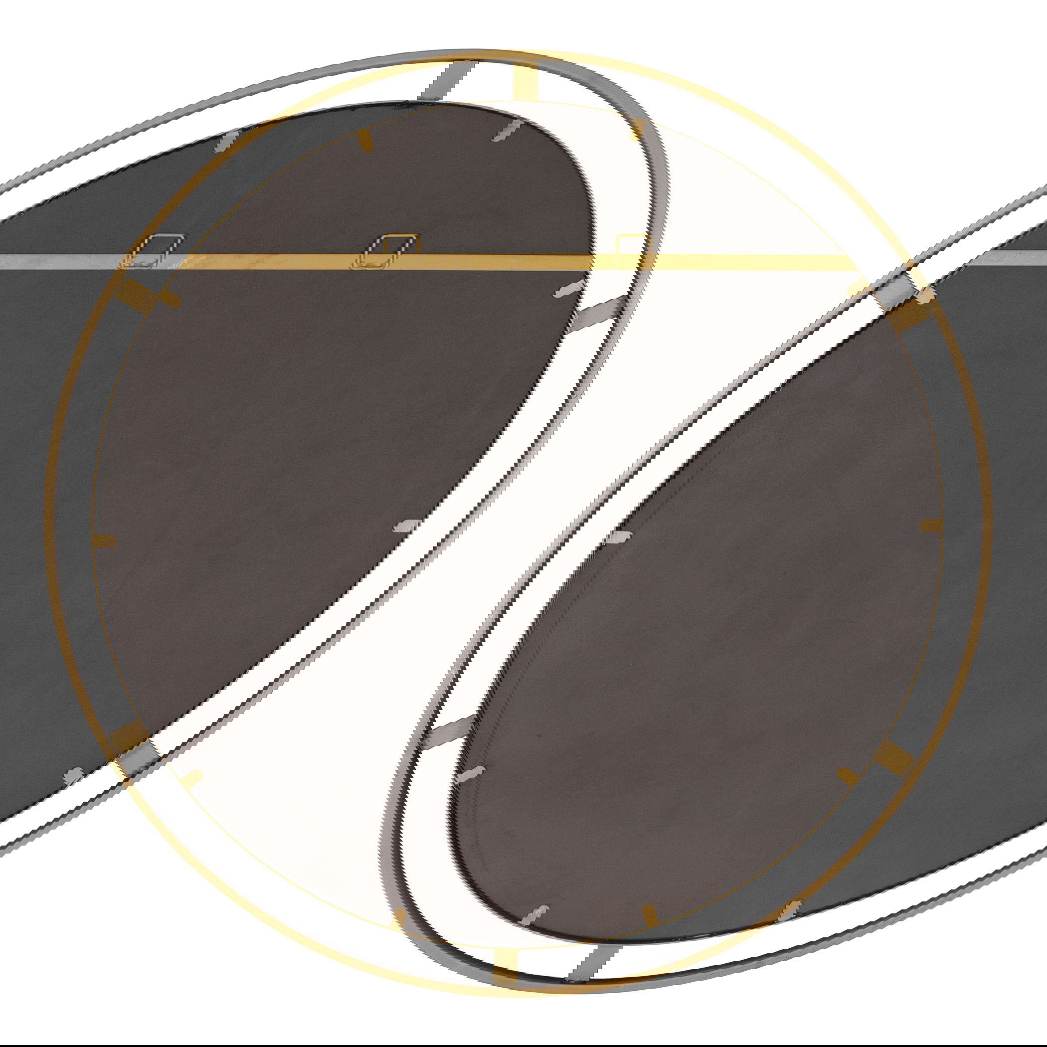 Carrizo Bronze Round Mirror, by Uttermost, 36.25" width x 36.25" height x 1.25" depth View 7